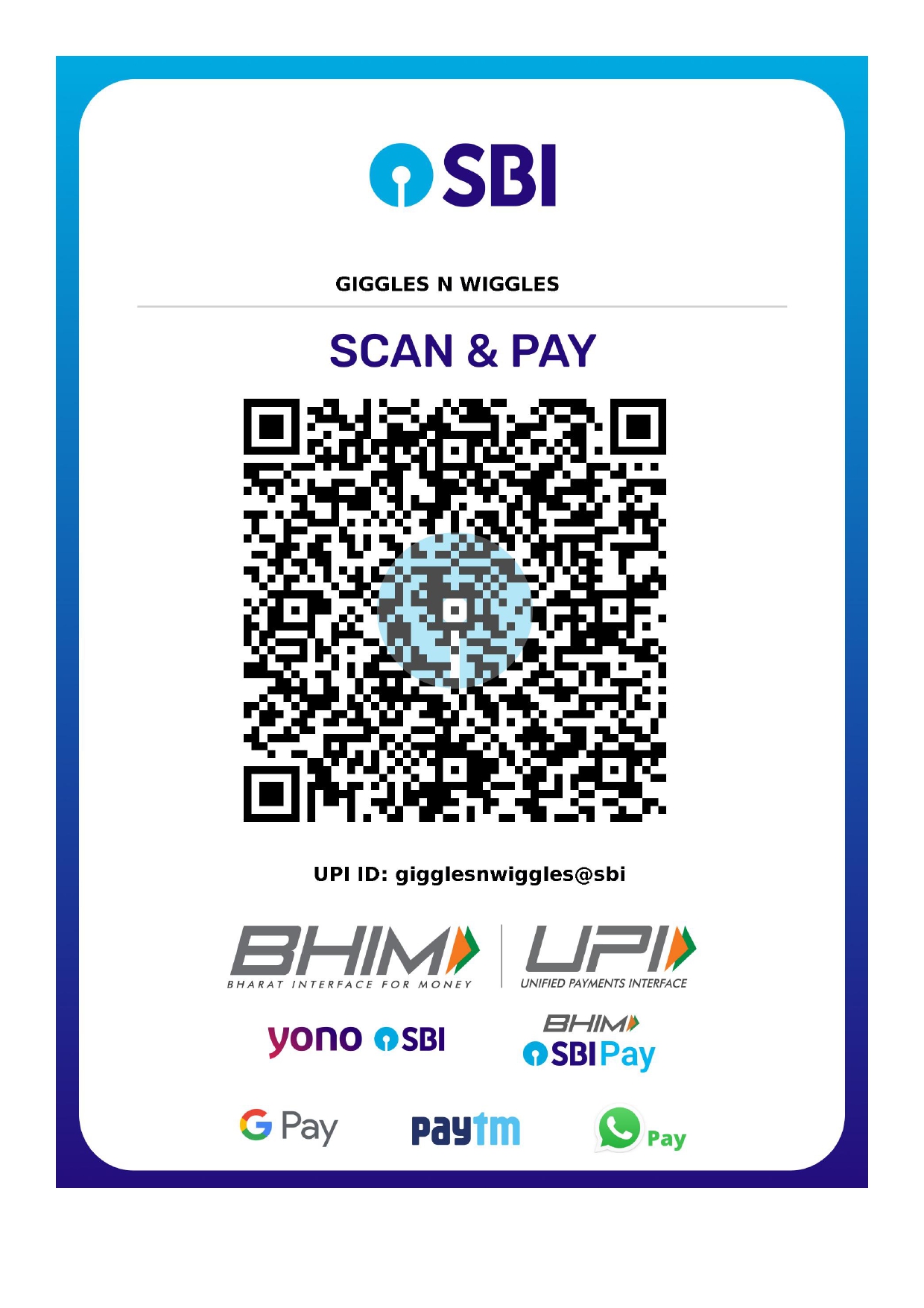 QR Code for Payment